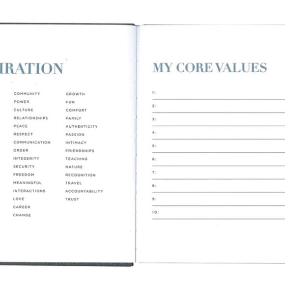 Goals Journal, 160 Pages, Quality Hardcover, Blue and Gold Cover - Picture 5 of 9